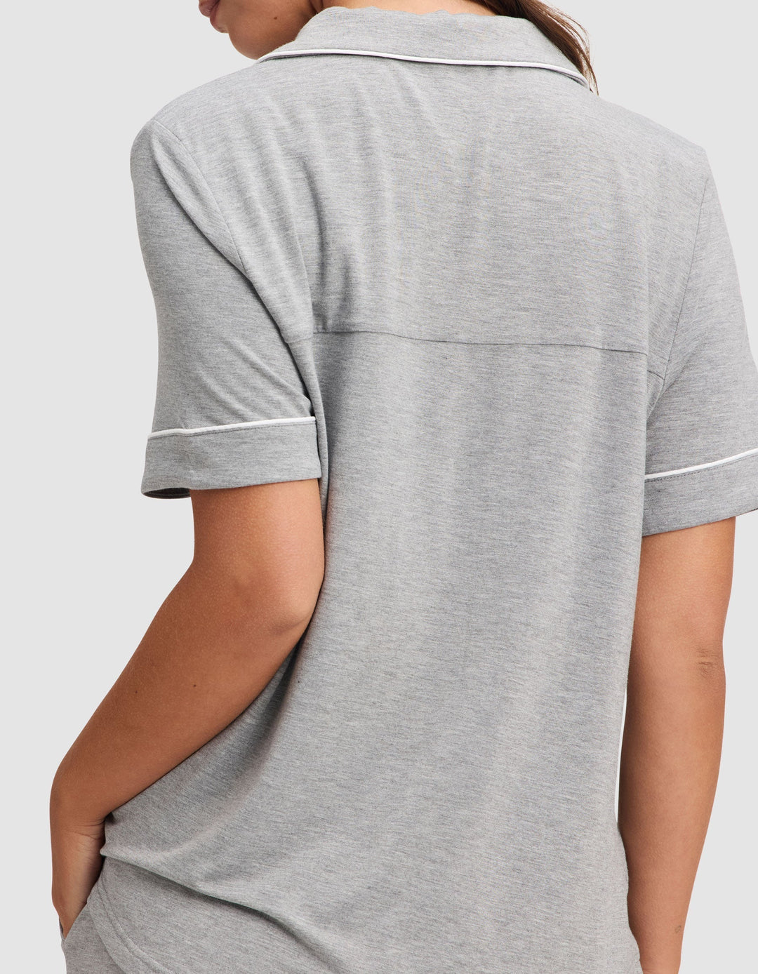 Women's Bamboo Stretch-Knit Short Sleeve & Pant Pajama Set