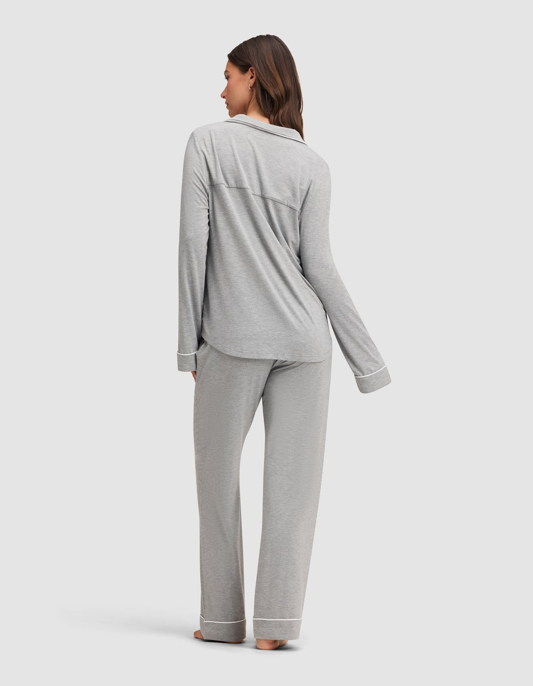Women's Bamboo Stretch-Knit Long Sleeve Pajama Set TALL